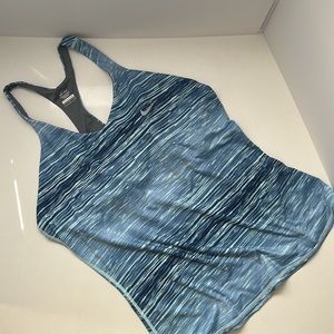Nike DRI-FIT Racer Back Tank with built in bra Size L